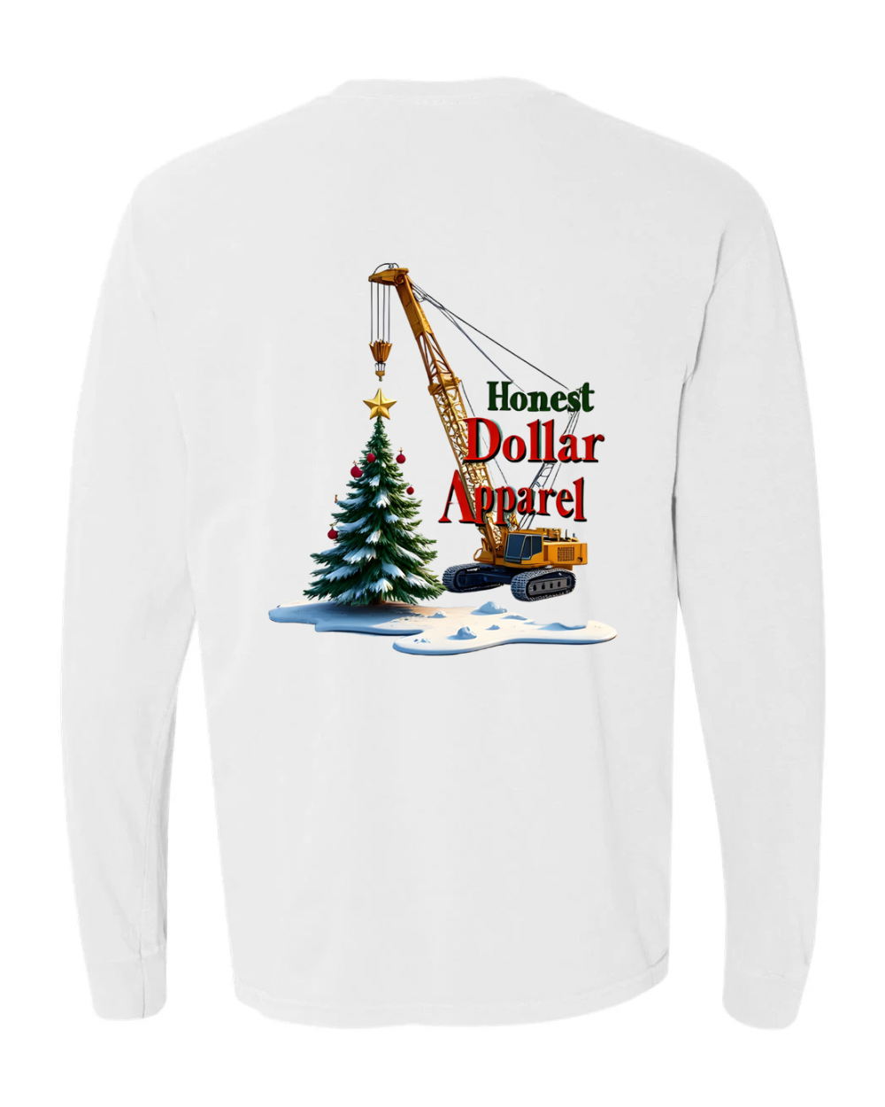 Crawler Crane Christmas