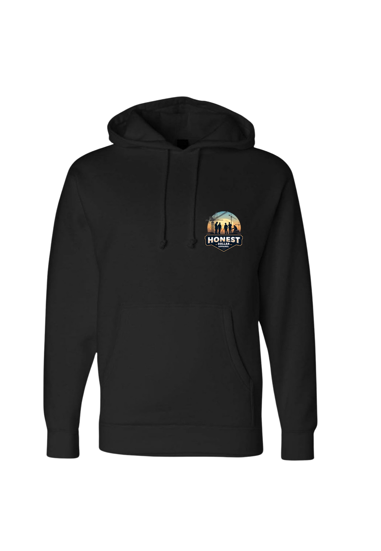 “Tower Crane Sunrise” Lightweight Hoodie